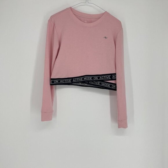 Activezone pastel pink long sleeve crop top - Picture 11 of 11